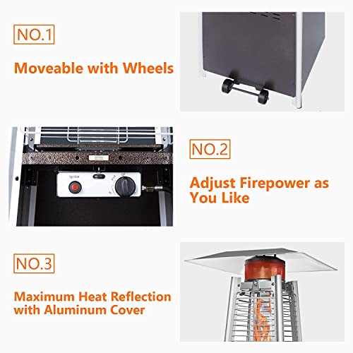 Patio Outdoor Heaters Propane 48000 Btu Patio Heater Propane, Rapid