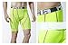 TSLA Men's Athletic Compression Shorts, Sports Performance Active Cool Dry Running Tights, Zero Shorts Neon Yellow, Medium
