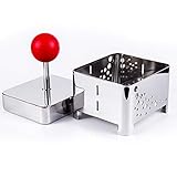Raw Rutes - Tofu Press (Sumo) - Remove Water from Tofu OR Make Your Own Tofu or Paneer - USA Made from FDA Approved Stainless Steel