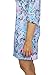 Disney Lilo & Stitch Women's 3/4 Sleeve Dorm Nightgown Pajamas (X-Large, Blue)