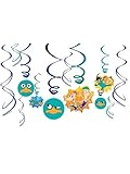 Phineas and Ferb Hanging Swirl Decorations Disney Birthday Party Supplies