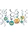 Phineas and Ferb Hanging Swirl Decorations Disney Birthday Party Supplies