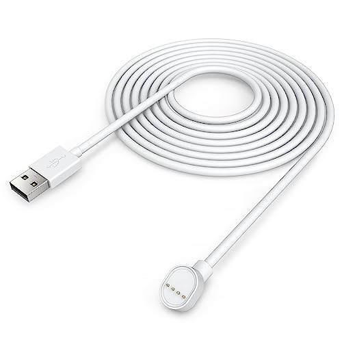 TUSITA 10ft Power Cord Compatible Google Nest Cam Outdoor or Indoor Camera - White, 3M