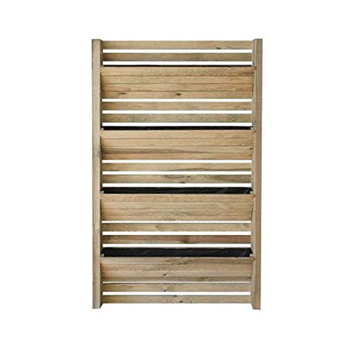 Huerto de madera vertical con 4 bandejas – Mu vegetal Eden 90 x ...