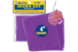 ATLAS Spawn NET 4" X 4" Squares - Ideal for Bait Sacs – Salmon Eggs, Liver, Soft & Cut Bait - Versatile Aquatic Mesh for Fish