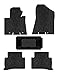 kaungka Heavy Rubber Car Front Floor Mats Compatible with 2016 2017 2018 Hyundai Tucson- All Weather and Season Protection Car Carpet
