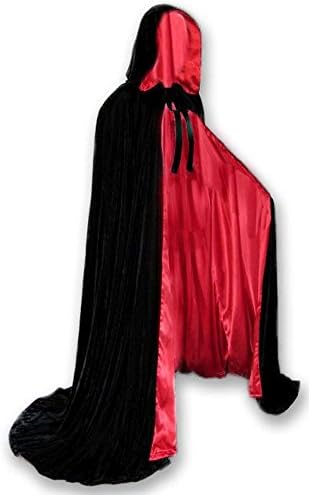 Velvet Renaissance Medieval Cloak Cape lined with Satin