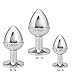 Anal Butt Plug Anal Trainer Kit Male Prostate Massagers Metal Anus Play Fetish Stainless Steel Stimulation Pleasure Adult Sex Toy Things for Women Men Couples buttplug Fantasy Restraints Bondage
