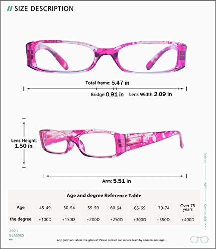 URLAUB 3 Pack Blue Light Blocking Reading Glasses, Anti Glare Computer Readers +1.25 for Women Men, Ladies Magnification Eyeglasses