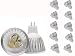JKLcom MR16 LED Bulbs MR16 3W LED Warm White Light Bulbs GU5.3 MR16 LED Bulbs 12V 3W LED Spotlight Bulbs for for Landscape Recessed Track Lighting,20W Halogen Equivalent,Pack of 10