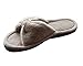 Isotoner Women's Ribbon Rouched Bow Slide