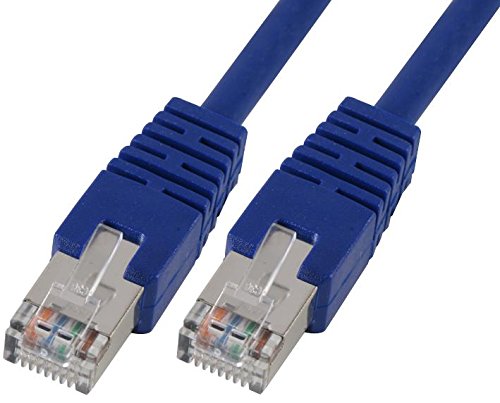 Pro Signal 15m Blue Cat5e S/FTP Ethernet Patch Lead – RJ45 to RJ45 Shielded Network Cable – PSG91658