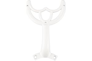 lasuroa Ceiling Fan Blades Arms Replacement, 52" White Finish Ceiling Fan Blade Mounting Bracket Support Holders Replacement Parts for Replacing the Worn Fans Blades