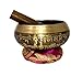 Large Tibetan Singing Bowl Set-meditation Symbols Printed 5