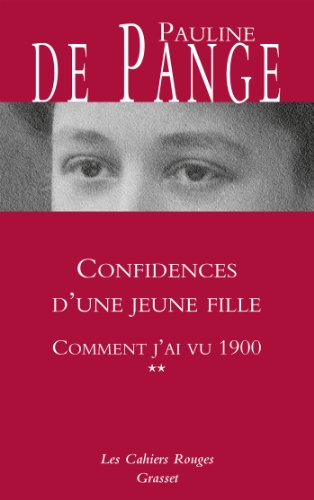 Confidences d'une jeune fille