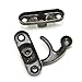 10pcs Antique Curved Buckle Horn Lock Clasp Hook,LIYUDL Jewelry Trinket Wooden Box Hasp Clasps Latch Hook Dark Bronze