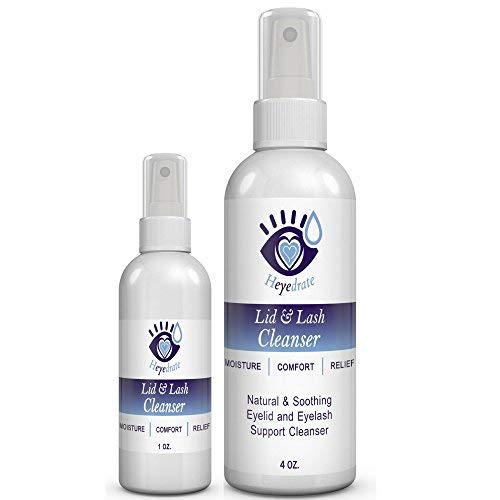 Heyedrate Lid & Lash Cleanser for Stye, Blepharitis, Dry Eyes, Meibomian Gland Dysfunction