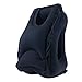 Lumsing Travel Pillow, Airplane Pillow, Neck Pillow, Inflatable Cervical Pillow, Ergonomic and Portable Bed Rest Pillow, Designed for Airplanes, Cars, Trains, Office Napping or Camping (Black)