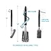 The Rolls Royce of Grill Brushes - New & Improved - Stainless Steel BBQ Grill Brush by USA Kitchen Elite - Durable Steel Handle - Double Scraper for Grilling Enthusiasts!