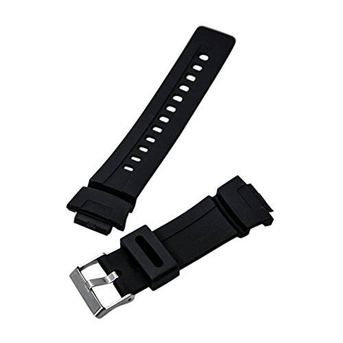 Hadley-Roma MS3212RA 160 16mm Polyurethane Black Watch Strap