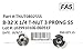 T-NUT Stainless Steel 8-32x1/4 3 Prong Tee Nuts (#8-32 Thread 1/4