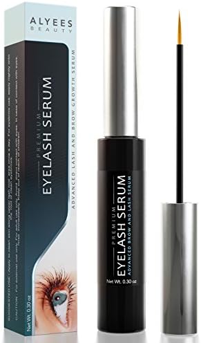 FLASH SALE ! Alyees Beauty - Eyelash Growing Serum - Nourishes Promotes Lash & Brow Growth -All-Natural & Proudly Made In The USA - Get The Lush, Full Gaze You Love !