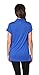 Free to Live Women's Lightweight Short Sleeve Criss Cross Pullover Nursing Top Royal Blue