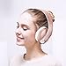 Bluetooth Headphones Over Ear, Mkay Stereo Wireless Headset with Microphone, TF Card and FM Radio for Cellphones Laptop TV (Rose Gold)