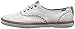 Keds Women's Champion Pennant Baseball Fashion Sneaker, White Leather, 6 M US