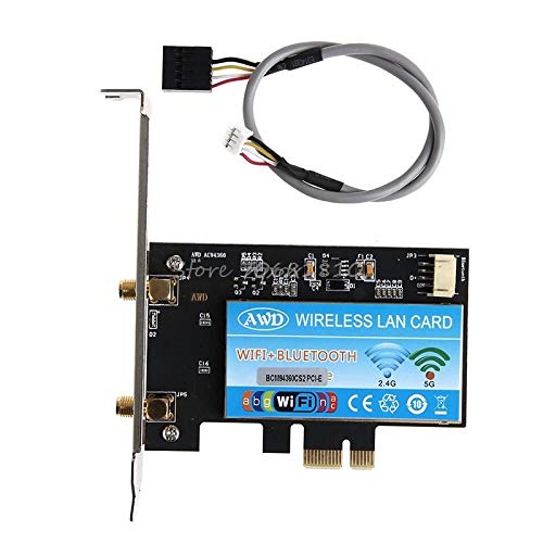 BT4.0 BCM94360CS2 PCI-E 867Mbps 802.11AC Dual Band WiFi PCI-Express Adapter Card