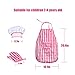 FUN LITTLE TOYS 32 PCs Chef Dress Up Clothes Little Girls, Play Kitchen Accessories Set Kids, Pretend Play Cooking Baking Tools