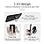 RUNGLI Cell Phone Ring Holder, 3 in 1 Universal Phone Ring Stand Car Holder, Finger Grip Phone Holder for iPhone, Samsung Phone and Smartphones