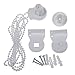 SODIAL(R) Roller Blind Shade Cluth Bracket Bead Chain 25mm Kit