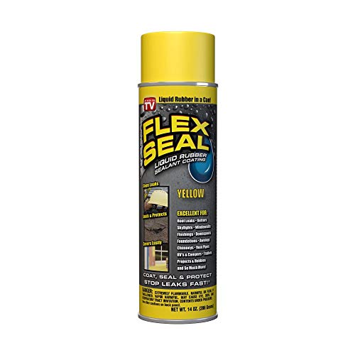 Flex Seal Spray Rubber Sealant Coating, 14oz, Yellow Pricepulse