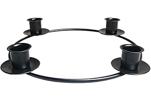 BEAUPRETTY Christmas Advent Wreath Candle Holder Christmas Centerpiece Decoration Advent Ring for Winter Holiday Home Decor