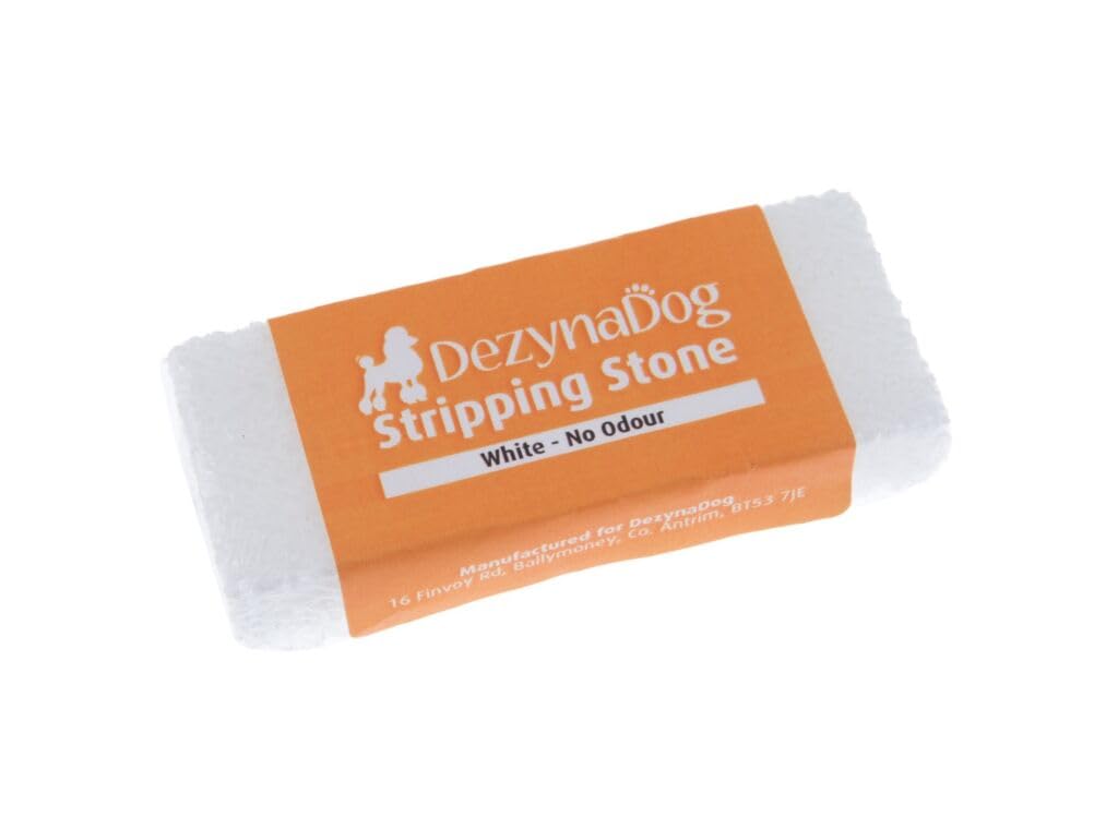 Dezynadog Stripping Stone for Hand Stripping - Professional Hair Stripping for Dog Grooming - No Odour & Low Residue - Shaped for Hand Grip - Perfect for Stripping Hair