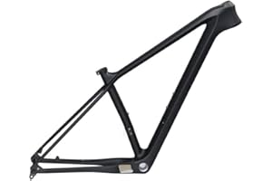 27.5er 29er Carbon MTB Frame Disc Brake Hardtail Mountain Bike Frame 15'' 17'' 19'' Internal Routing Frame ，for Thru Axle 142