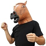 CreepyParty Deluxe Novelty Halloween Costume Party Latex Animal Head Mask