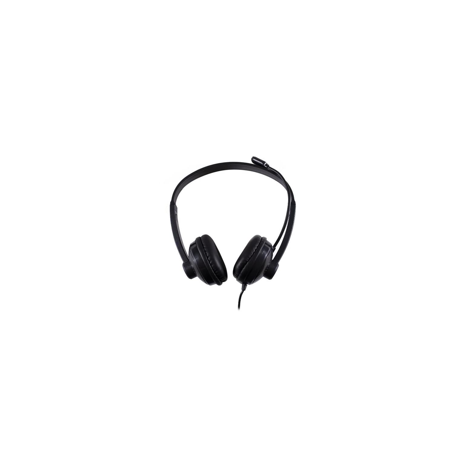 Nilox, Multifunctional USB PC Headset, PC Headphones for School and Office, with USB Plug and Comfortable Wraparound Ear Pads, Equipped with Mute Button for Volume Management