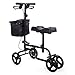 Sandinrayli Knee Scooter Walker Steerable Scooter Crutches Alternative for Disabled Knee Injured Foot