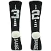 BABIBEAN Unisex Knee High Solid Sport Tube Compression Soccer Socks for Children Black/White (Large(Youth Shoe Size 3Y-6Y), Black&White 23 Or 32 Team Number)