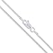 AGI Stamp Sterling Silver Snake Chain 1.2mm Solid 925 Italy New Brazilian Necklace 21.9