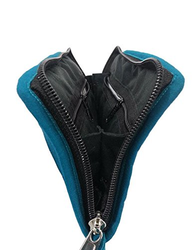 belladona mirror work purse with cell pouch in rama green