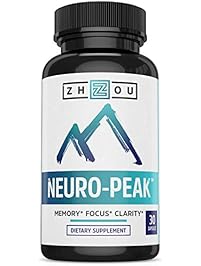 Natural Brain Function Support - Memory, Focus & Clarity Formula - Nootropic Scientifically Formulated for Optimal Performance - DMAE, Rhodiola Rosea Extract, Bacopa Monnieri, Ginkgo Biloba & More