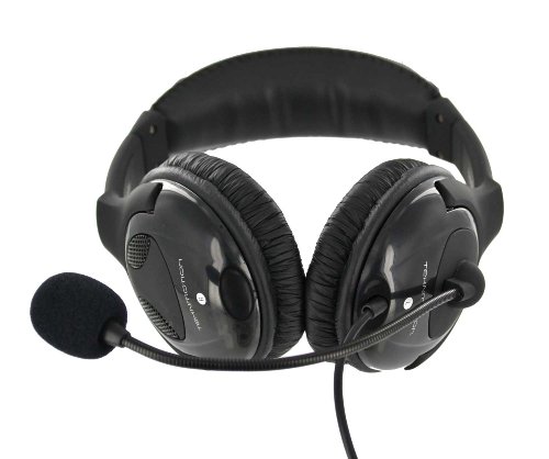 TekNmotion TM-YB100P Yapster Plus Headset for PC, MAC, Tablets and Smartphones, Black