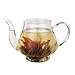 VonShef 25-Oz Glass & Stainless Steel Infusion Tea Pot Loose Tea Leaf Infuser Teapot