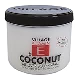 Village Crema Corporal con Vitamina E, Coco - 500 ml