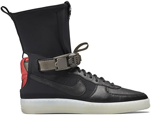 JWONG 2017 Nike Acronym AF1 Downtown HI Black Bright Crimson Red 649941 006 Size 8