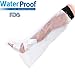 Kids Leg Feet Cast Cover for Shower, Clear Waterproof Leg Bandage Protector with Seal Protection for Foot, Knee, Ankle Wound in Shower & Bathing,100% Reusable (Long Leg)