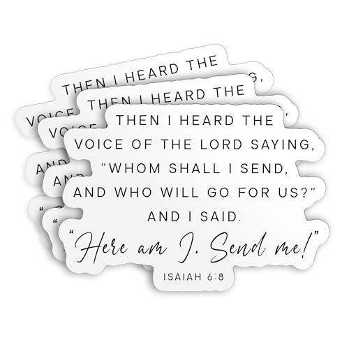 Isaiah 6:8 Lord Saying Whom Shall I Send Sticker